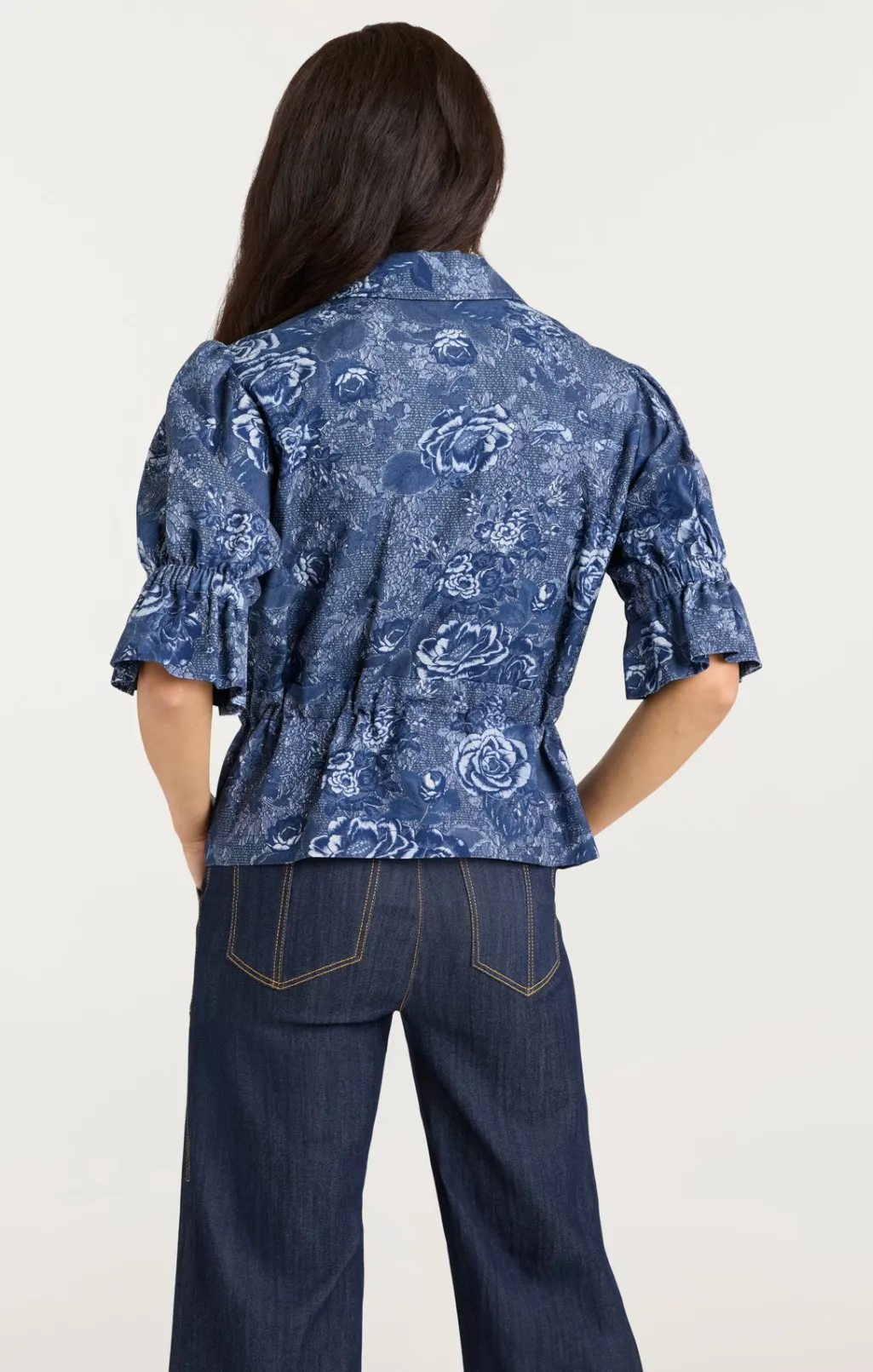 Cinq à Sept Adie Jacket IndigoMulti Discount