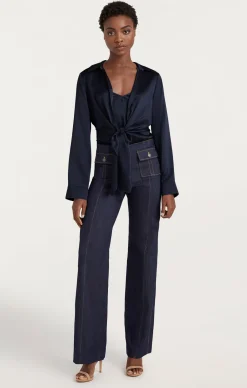 Cinq à Sept Ally Top Navy New