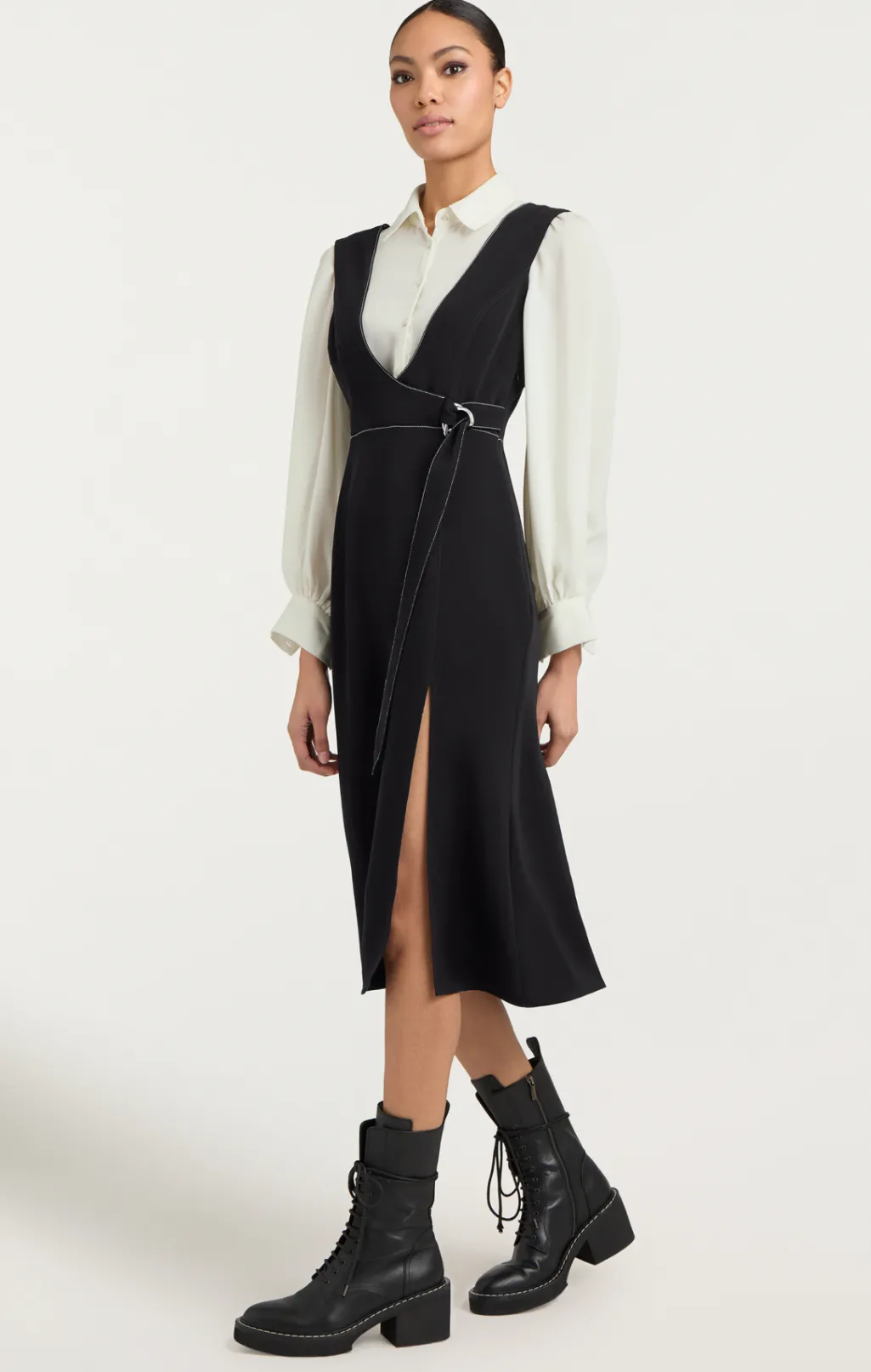 Cinq à Sept Ambre Dress Black/Ivory Online