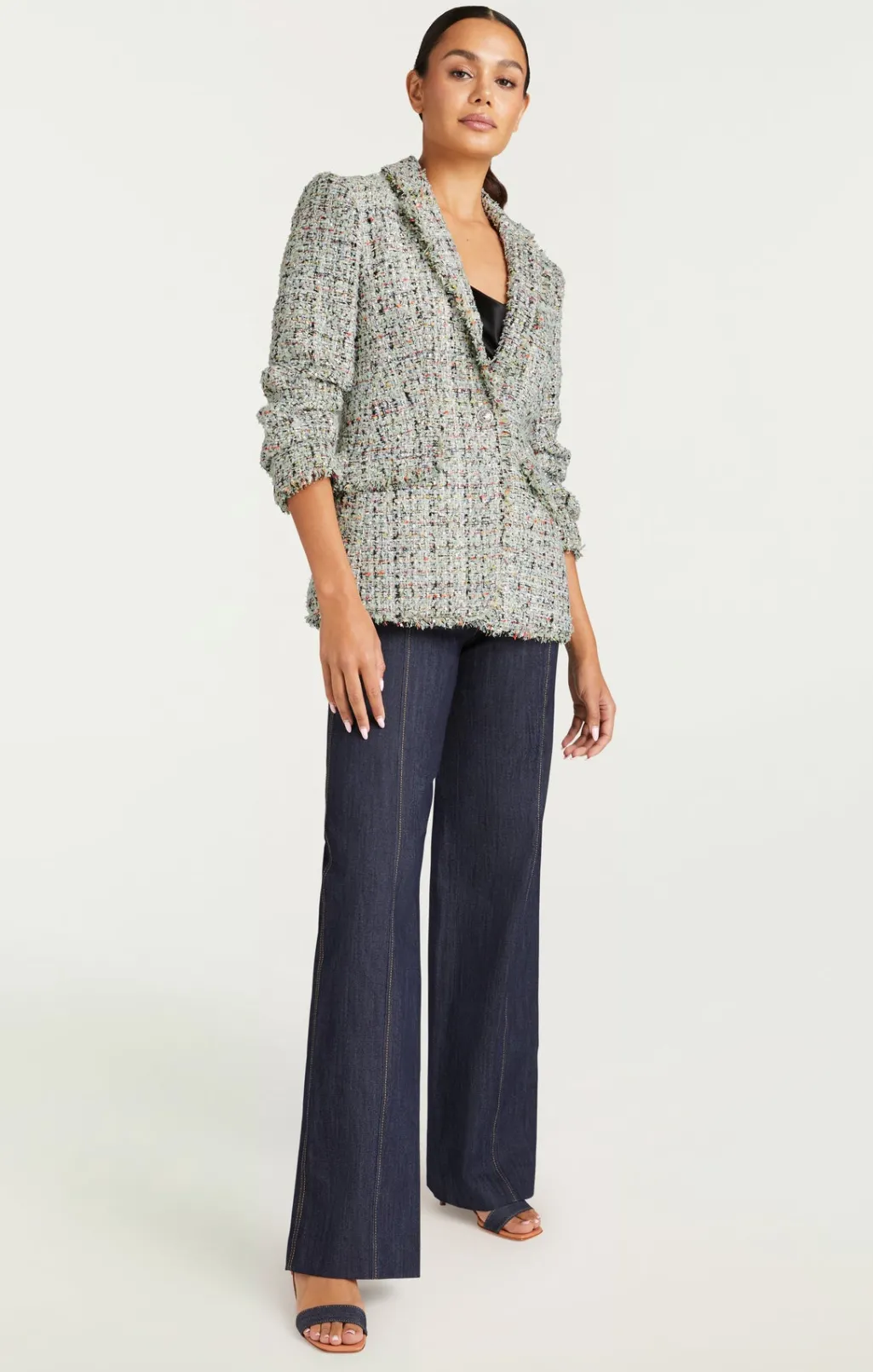 Cinq à Sept Anya Boucle Khloe Blazer PatinaMulti Online