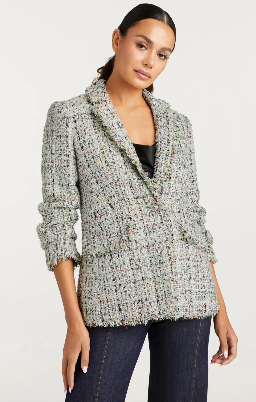 Cinq à Sept Anya Boucle Khloe Blazer PatinaMulti Online