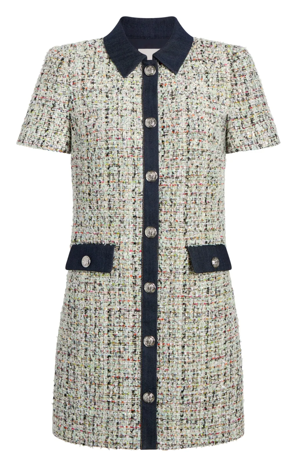 Cinq à Sept Anya Boucle Pammy Dress PatinaMulti
