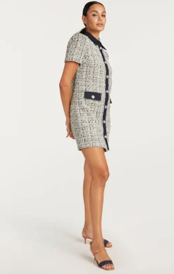 Cinq à Sept Anya Boucle Pammy Dress PatinaMulti