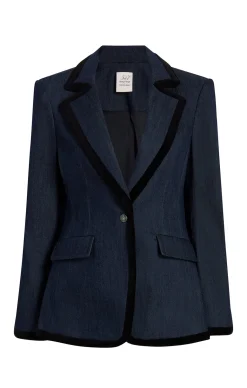 Cinq à Sept Ariane Blazer Indigo/black New