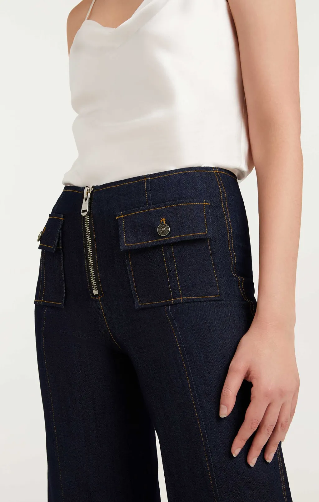 Cinq à Sept Azure Pant Indigo Hot