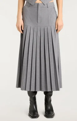 Cinq à Sept Bane Skirt SteelGrey Discount