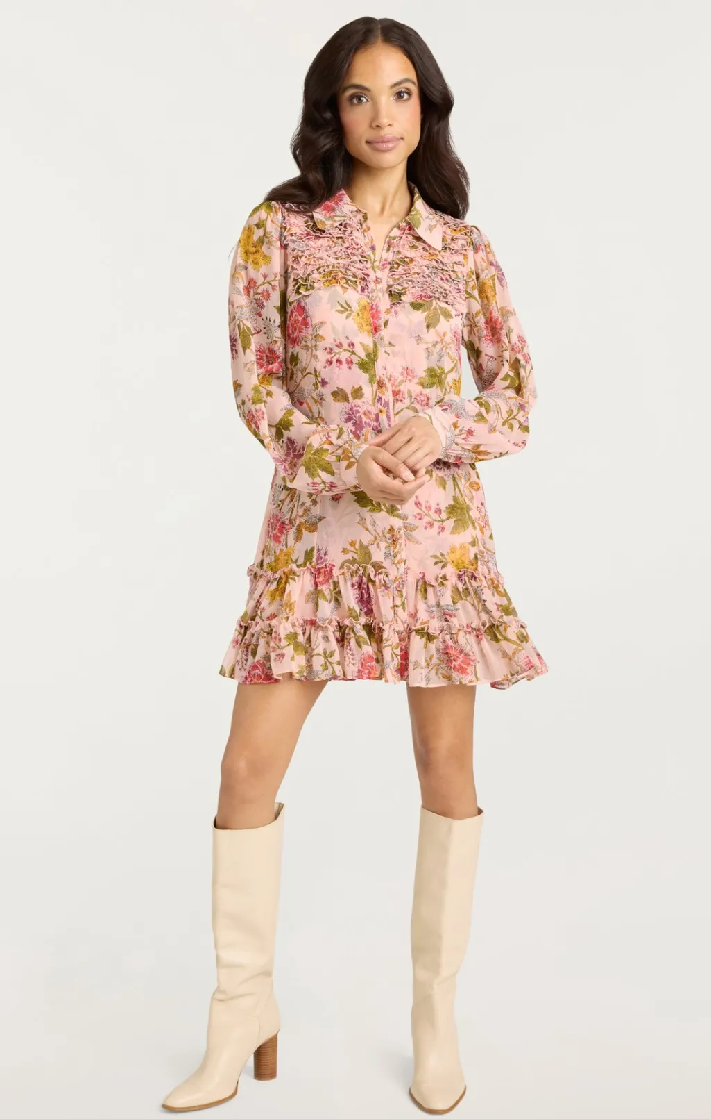 Cinq à Sept Barnes Dress SoftPinkMulti Sale