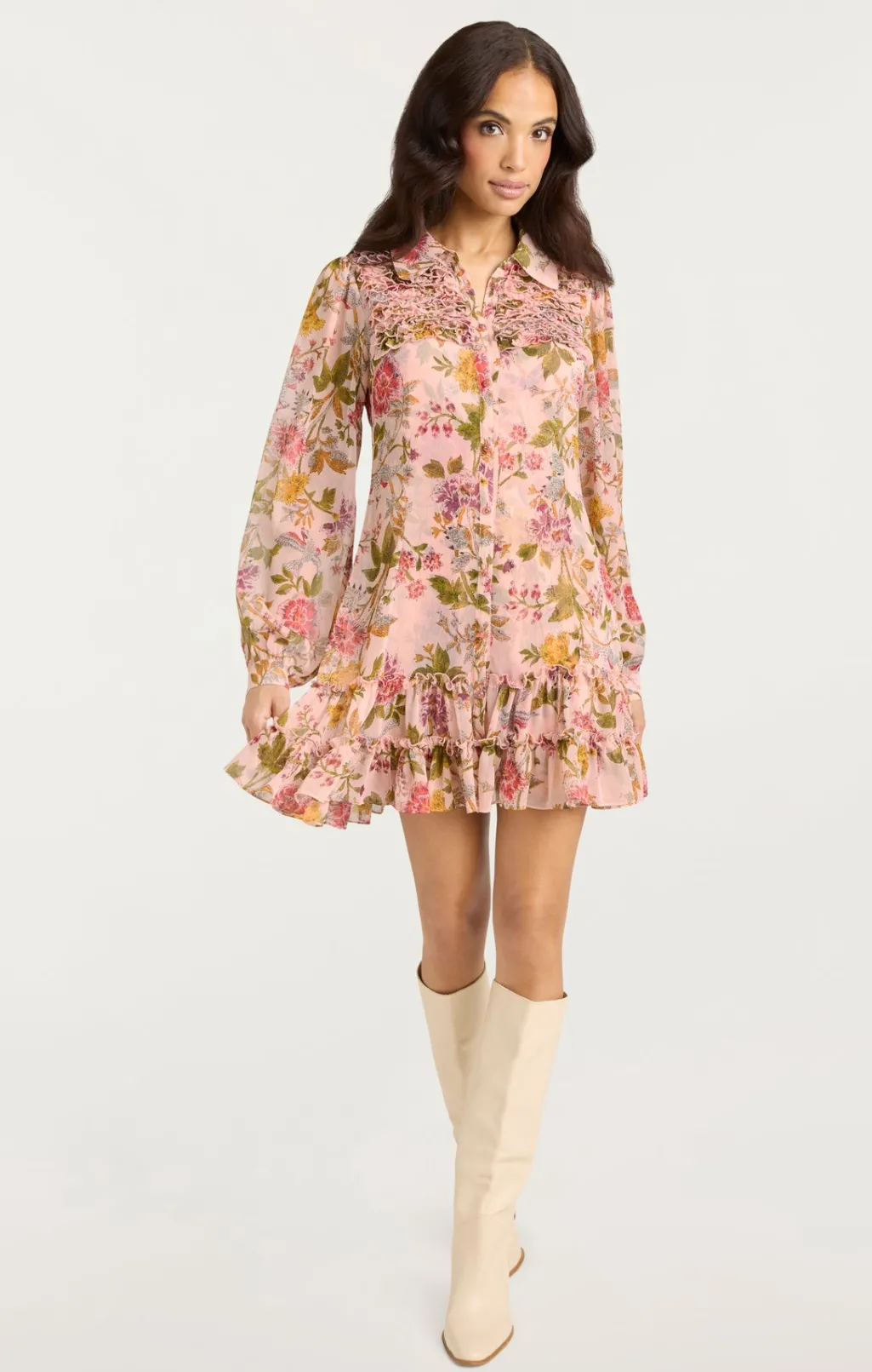 Cinq à Sept Barnes Dress SoftPinkMulti Sale