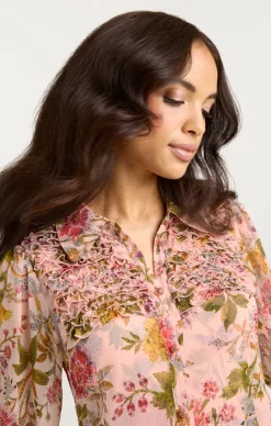 Cinq à Sept Barnes Dress SoftPinkMulti Sale