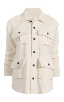 Cinq à Sept Boucle Combo Vera Jacket Gardenia Best
