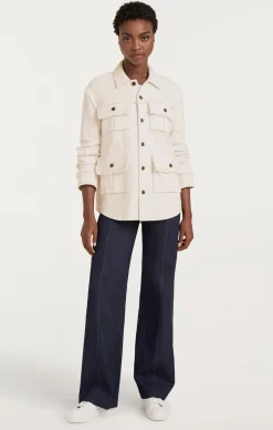 Cinq à Sept Boucle Combo Vera Jacket Gardenia Best