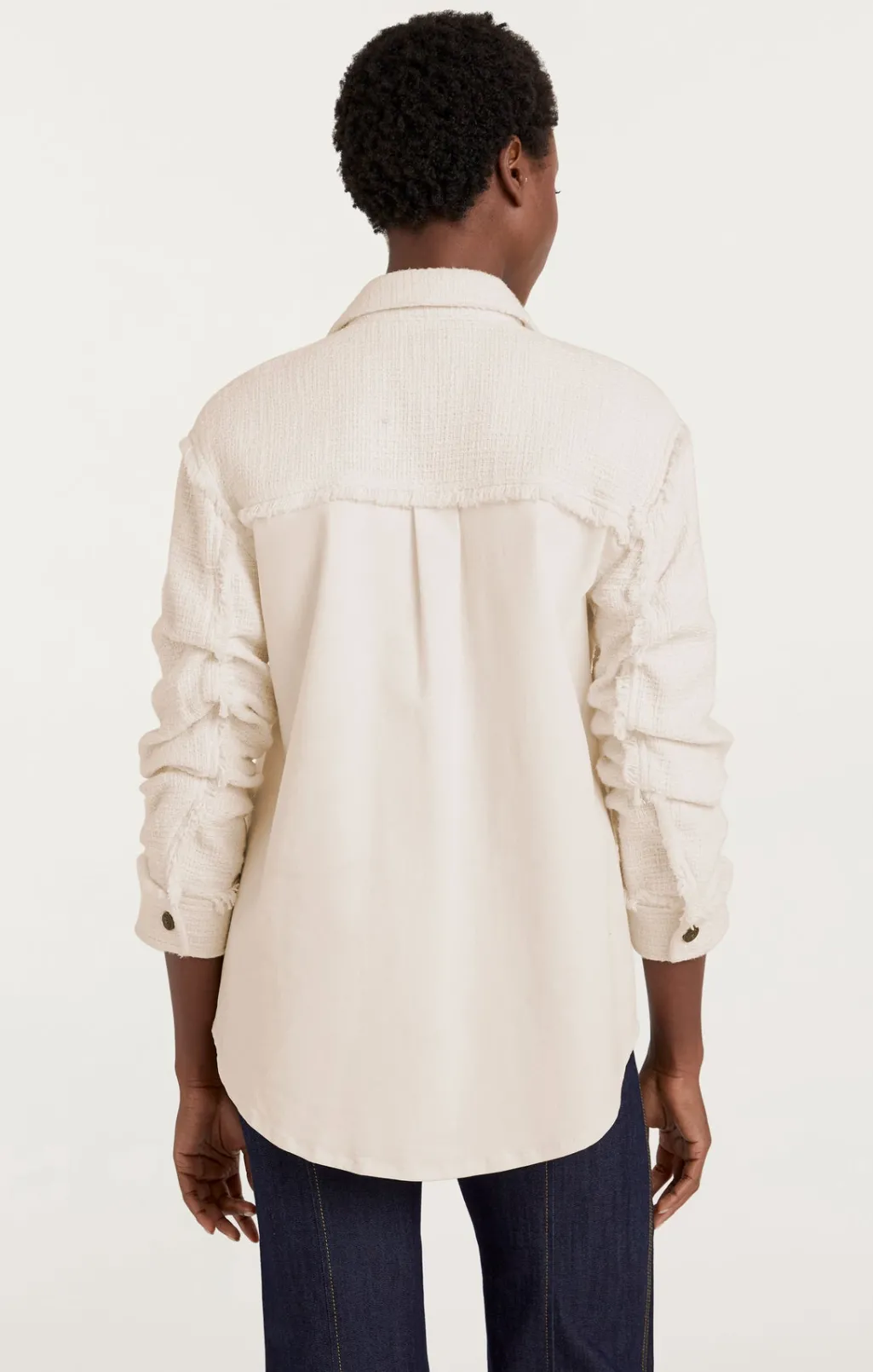 Cinq à Sept Boucle Combo Vera Jacket Gardenia Best