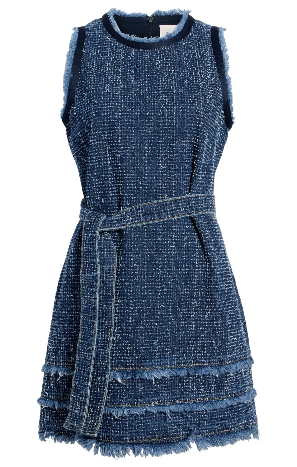 Cinq à Sept Boucle Denim Mindie Dress Indigo