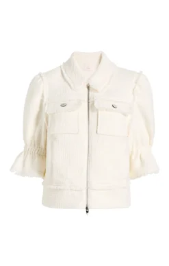 Cinq à Sept Boucle Holly Jacket Gardenia Online