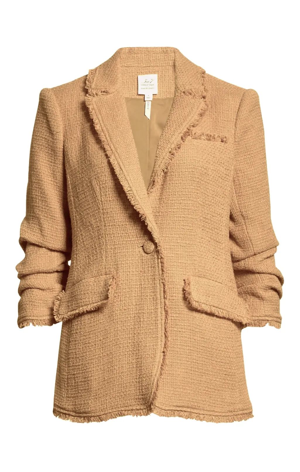 Cinq à Sept Boucle Khloe Blazer Sahara Hot