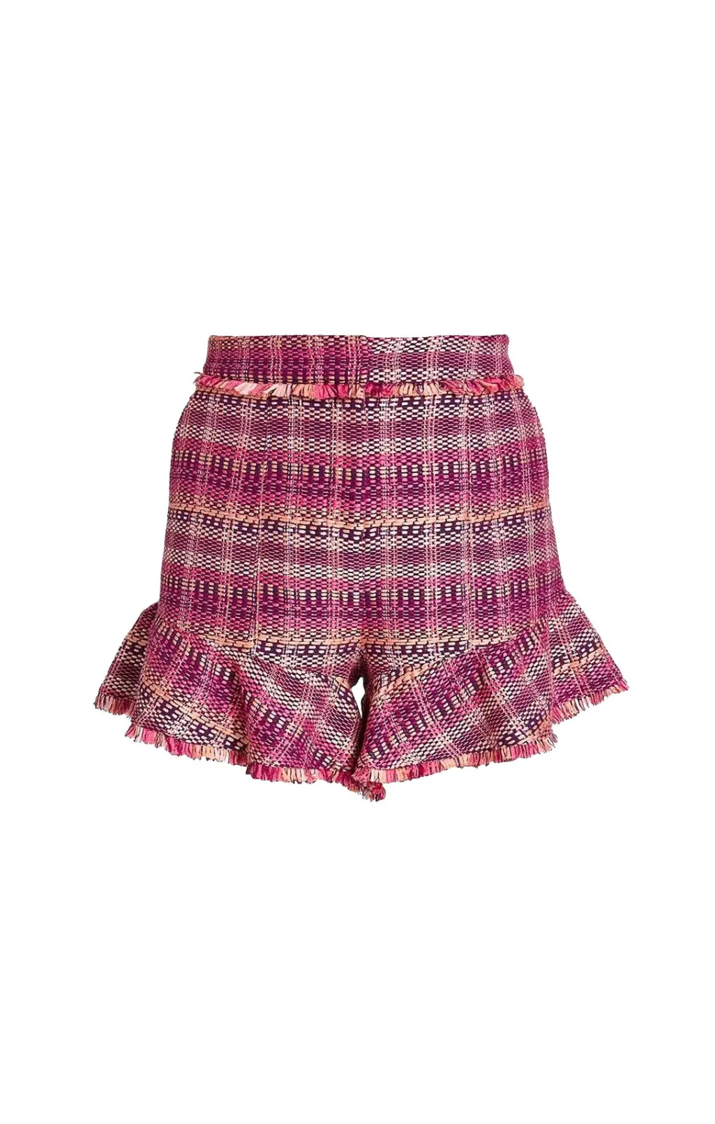 Cinq à Sept Boxweave Lexie Short PinkCandyMulti Discount
