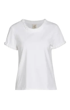 Cinq à Sept Braided Tee White Best