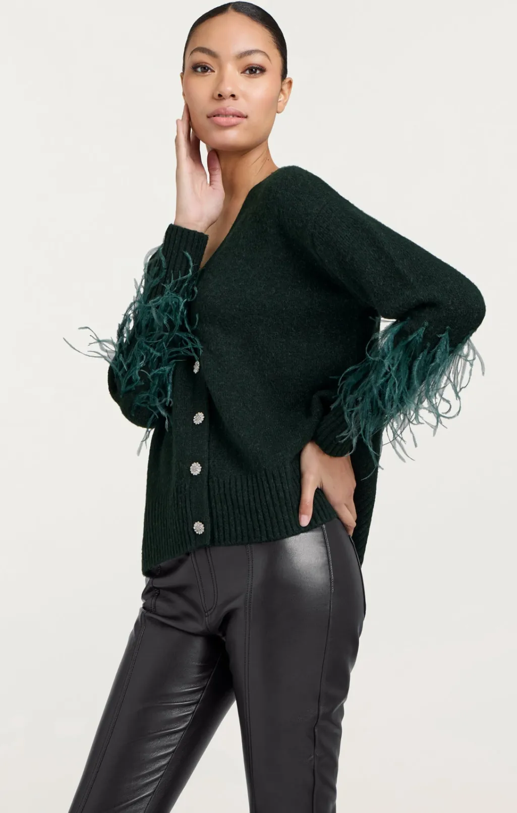Cinq à Sept Briana Cardigan DarkEmerald Online