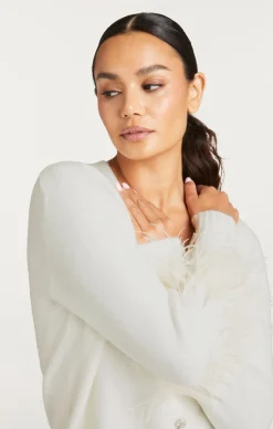 Cinq à Sept Briana Cardigan Ivory Hot