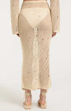 Cinq à Sept Briar Skirt Natural/Gold Best