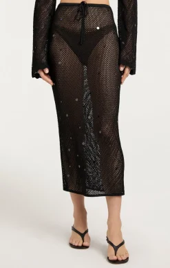 Cinq à Sept Briar Skirt Black New