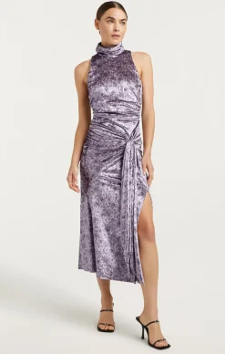 Cinq à Sept Butterfly Paisley Rori Dress LilacMulti Clearance
