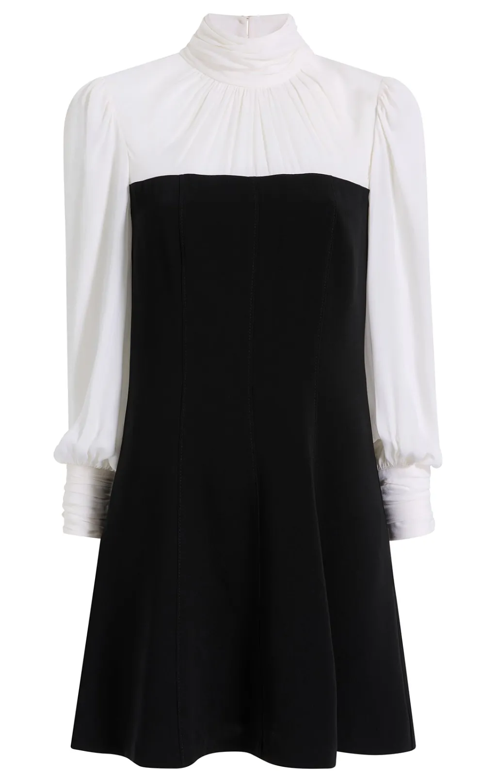 Cinq à Sept Caley Dress Black/Ivory Clearance