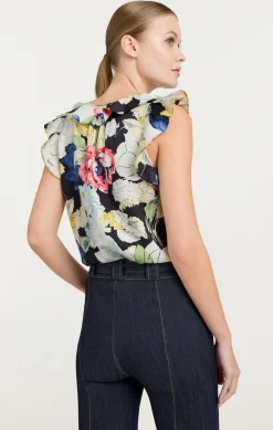 Cinq à Sept Calliope Top BlackMulti Hot