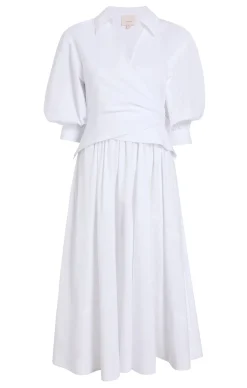 Cinq à Sept Camron Dress White Hot