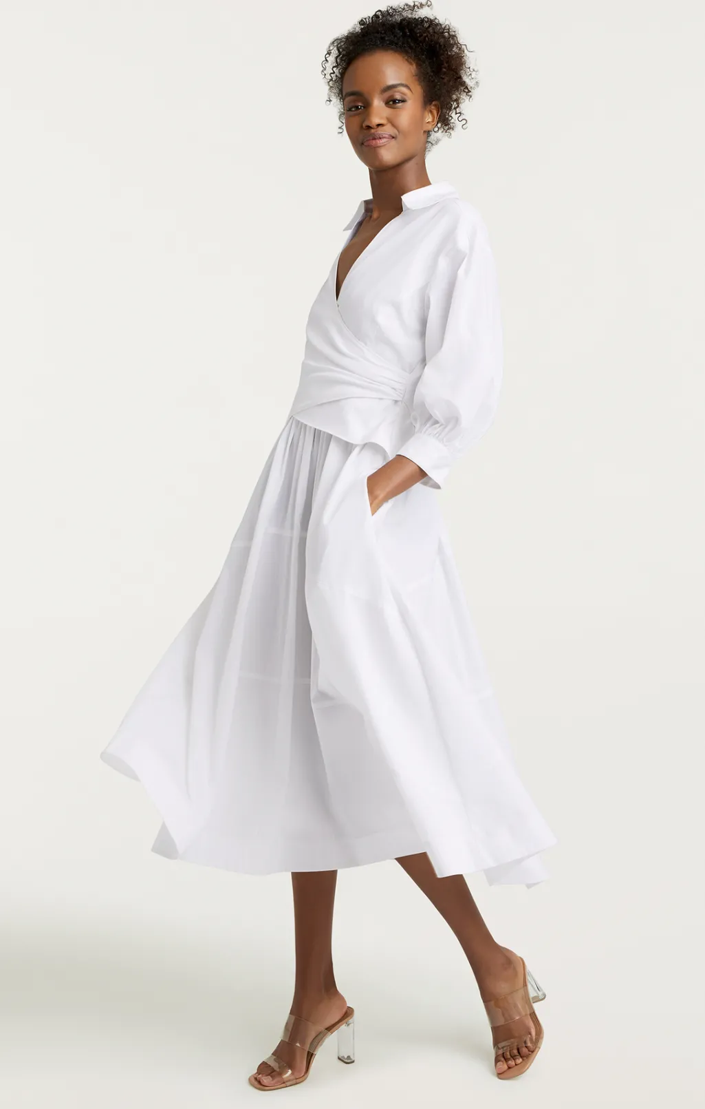 Cinq à Sept Camron Dress White Hot