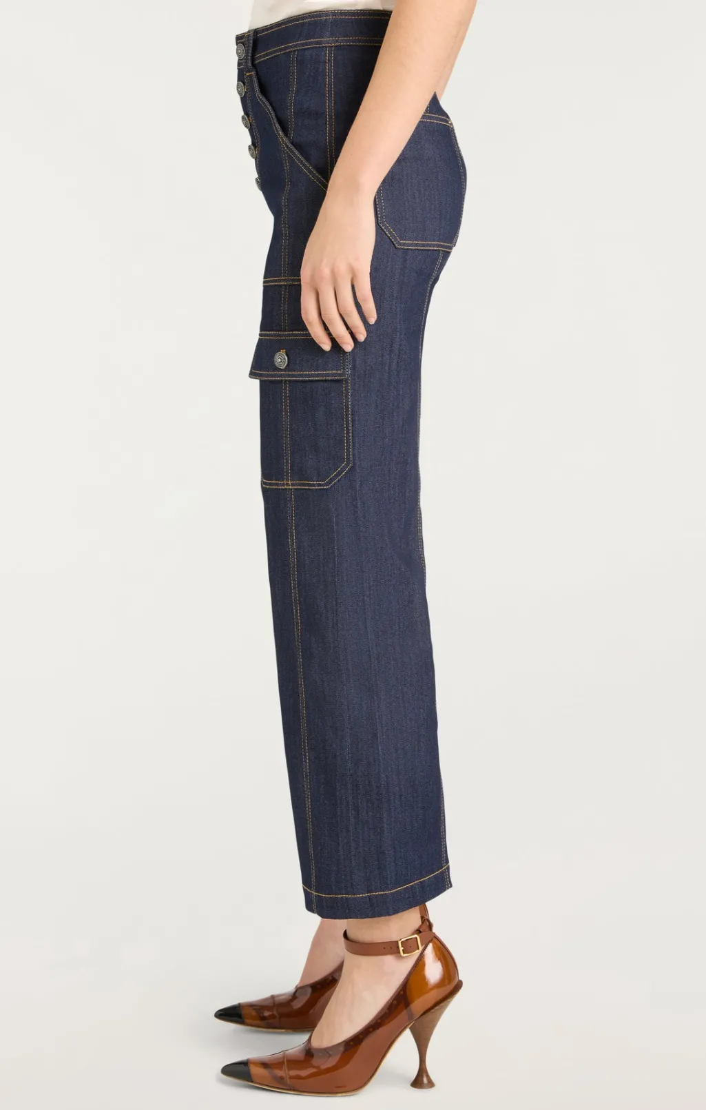 Cinq à Sept Cargo Benji Pant Indigo Online