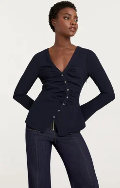 Cinq à Sept Carmen Top Navy Clearance