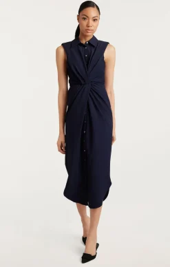 Cinq à Sept Catalina Dress Navy Clearance