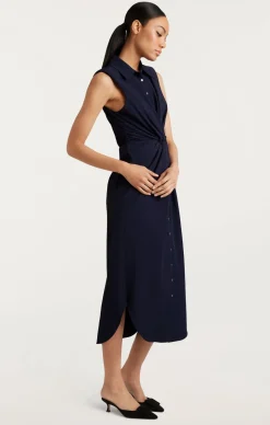 Cinq à Sept Catalina Dress Navy Clearance