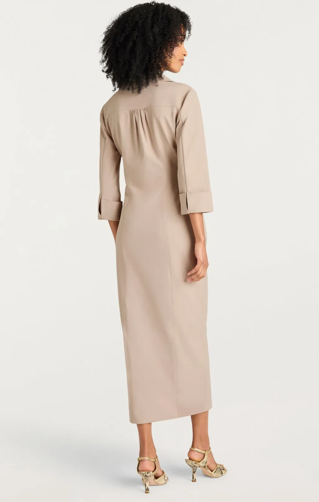 Cinq à Sept Cayleigh Dress Khaki Sale