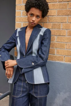 Cinq à Sept Celie Blazer Indigo Hot