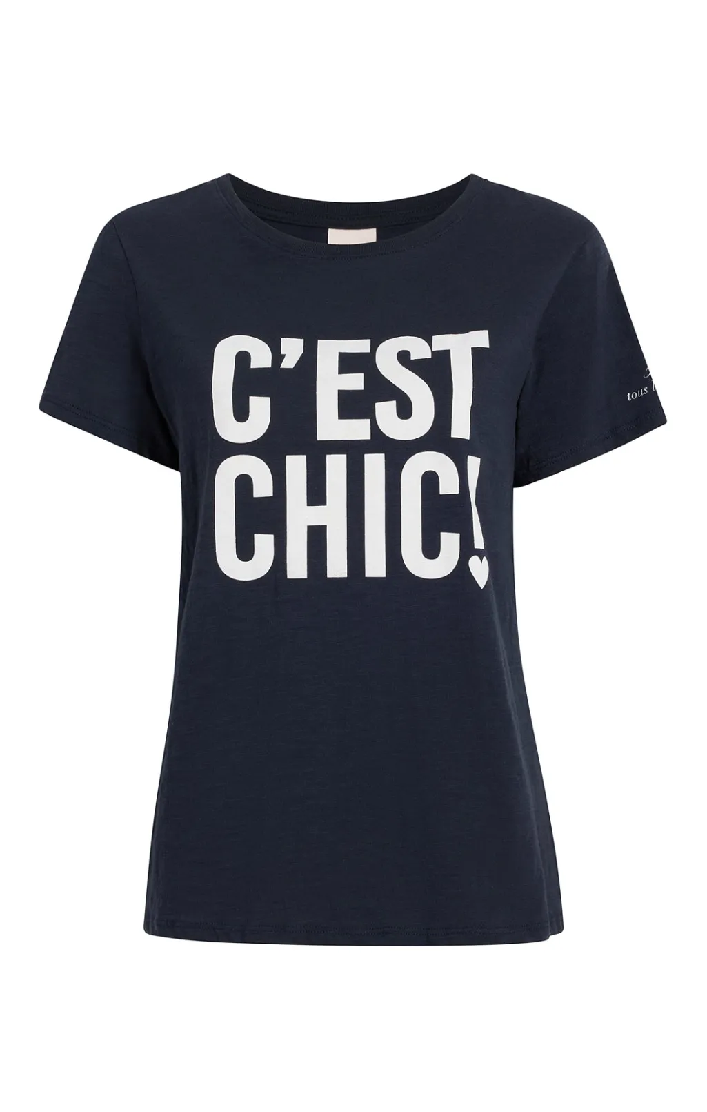 Cinq à Sept C'est Chic Tee Navy/White New
