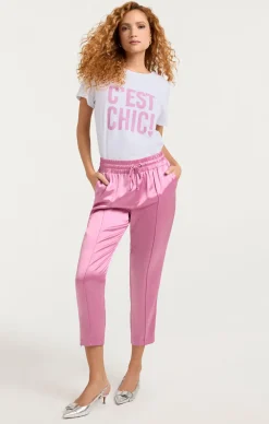 Cinq à Sept Cest Chic Tee White/Primrose Online