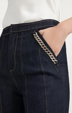 Cinq à Sept Chaya Pant Indigo Sale