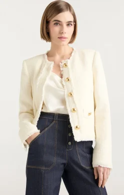 Cinq à Sept Christie Jacket Gardenia Sale
