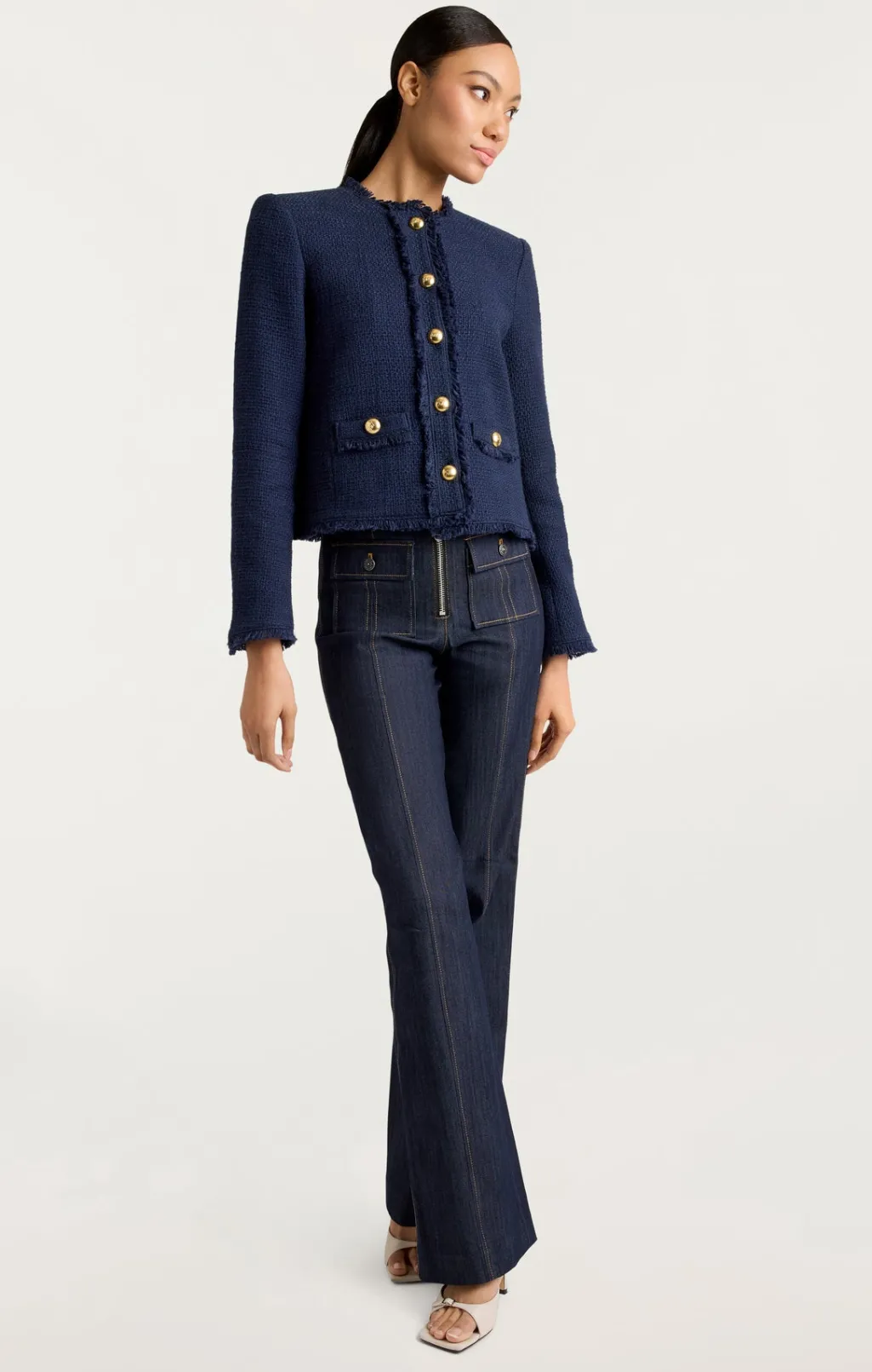 Cinq à Sept Christie Jacket Navy Clearance