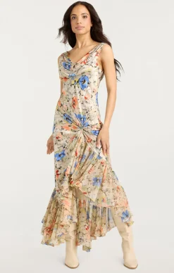 Cinq à Sept Ciara Dress IvoryMulti Online