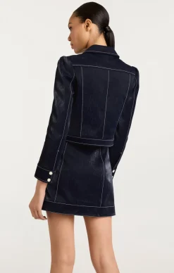 Cinq à Sept Ciara Jacket Navy/White Discount