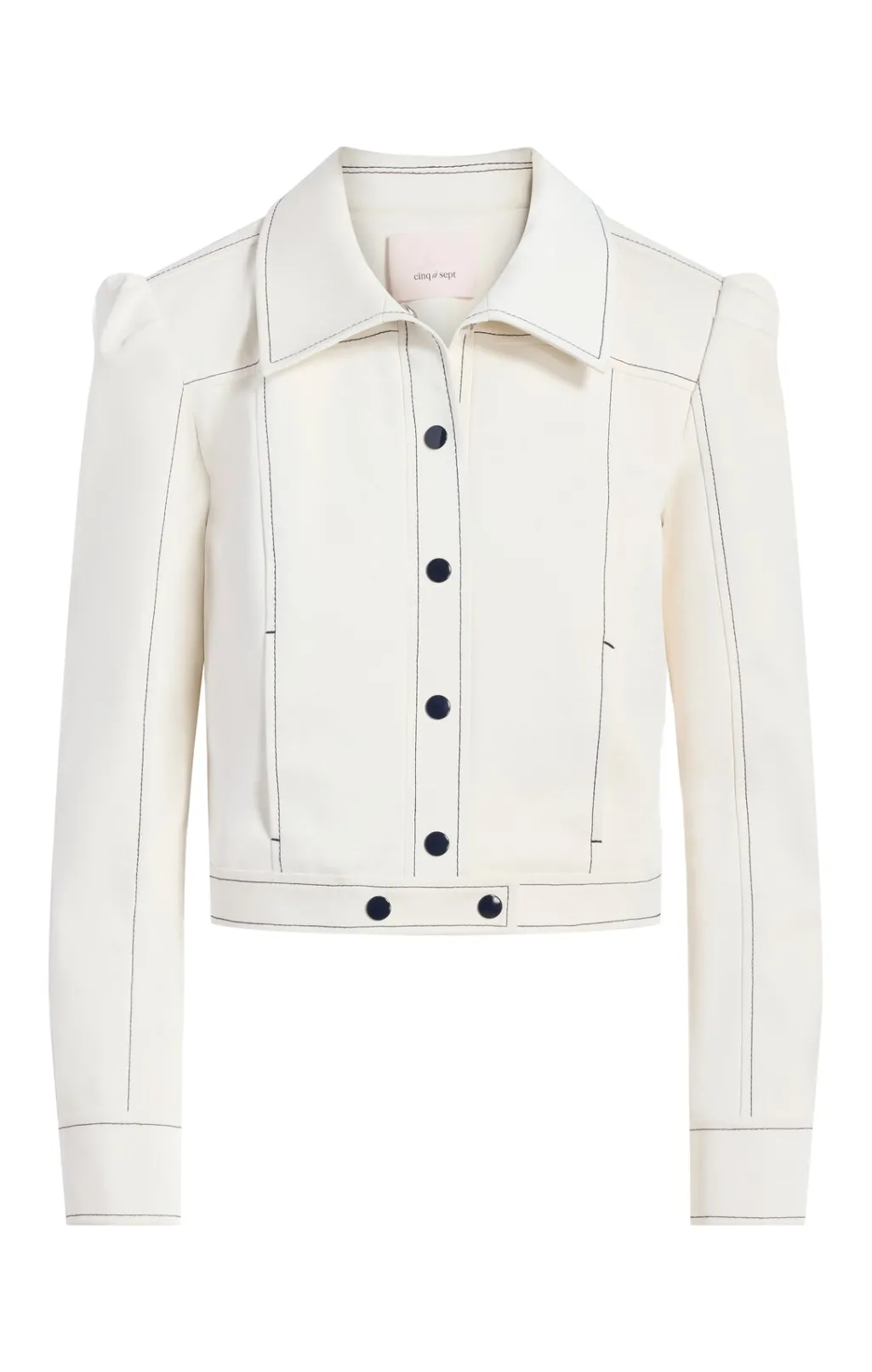 Cinq à Sept Ciara Jacket White/Navy Clearance
