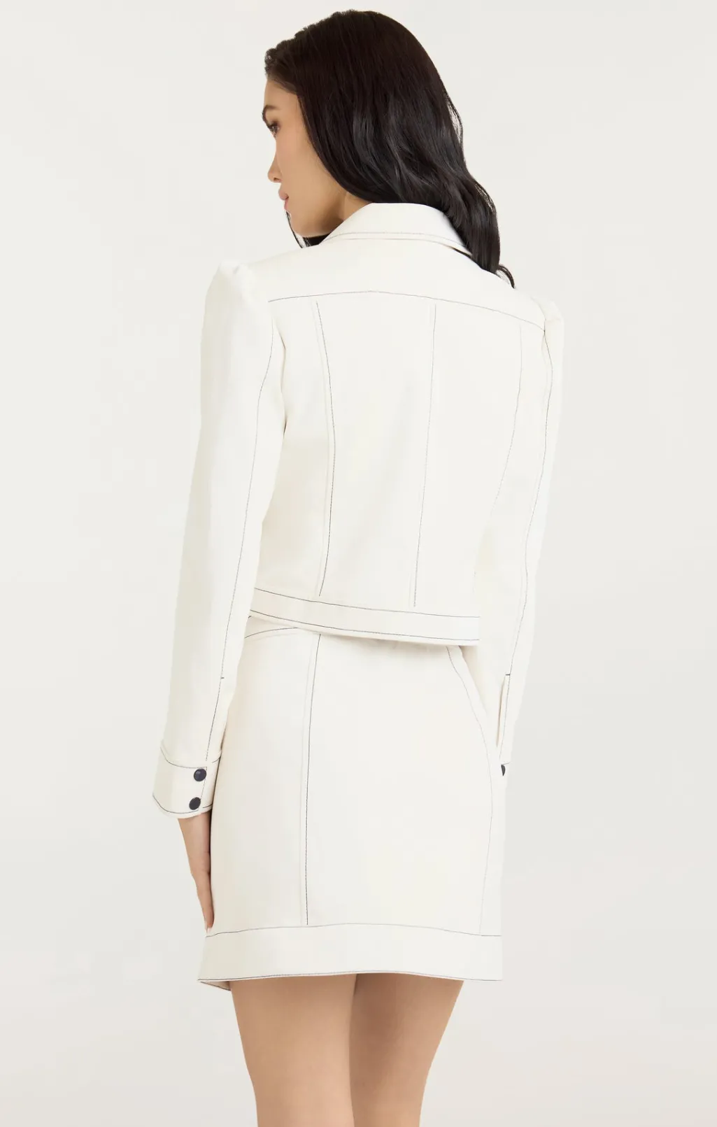 Cinq à Sept Ciara Jacket White/Navy Clearance