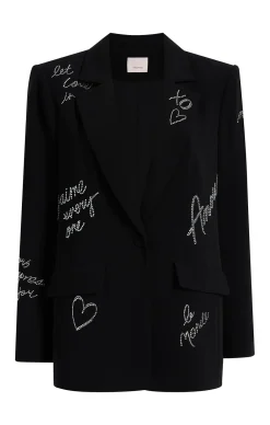 Cinq à Sept Cindie Blazer Black Clearance