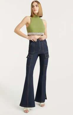 Cinq à Sept Collins Top Moss Online
