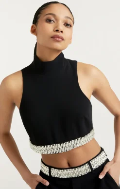 Cinq à Sept Collins Top Black Sale