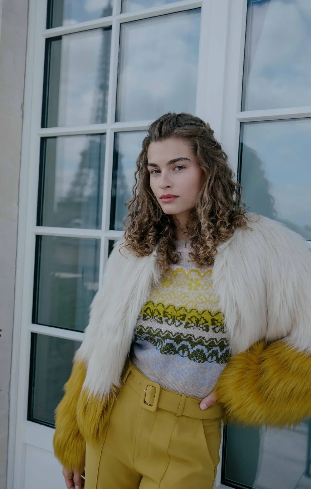 Cinq à Sept Combo Benson Coat Plaster/GoldenPalm Online