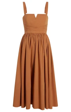 Cinq à Sept Cornelia Dress Cinnamon Best